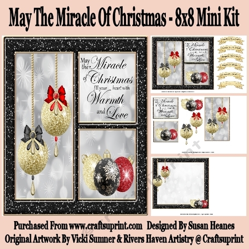 May The Miracle Of Christmas - 8x8 Mini Kit