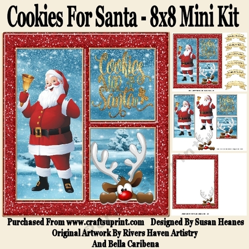 Cookies For Santa - 8x8 Mini Kit