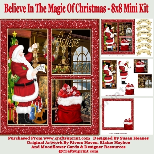 Believe In The Magic Of Christmas - 8x8 Mini Kit