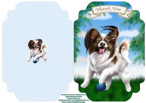Outside Playtime - Cut And Fold Card 2