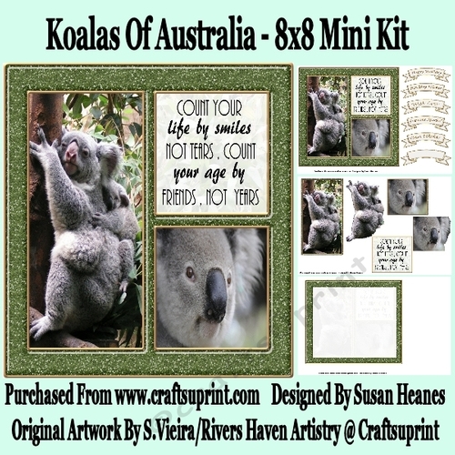 Koalas Of Australia - 8x8 Mini Kit