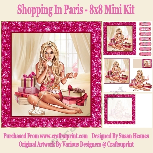 Shopping In Paris - 8x8 Mini Kit