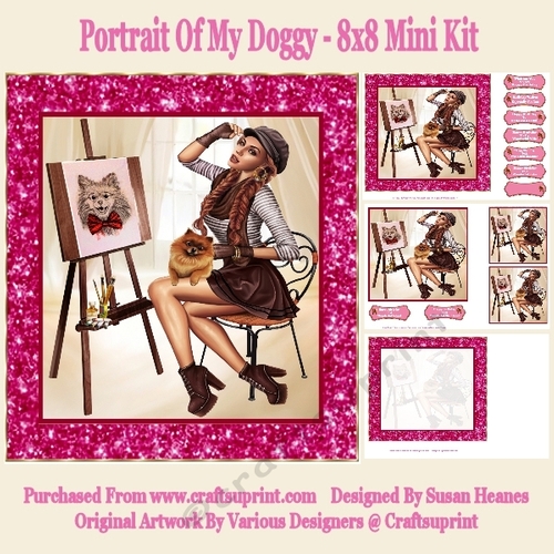 Portrait Of My Doggy - 8x8 Mini Kit