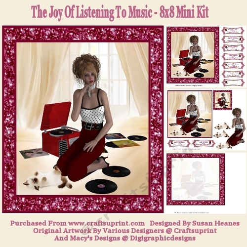 The Joy Of Listening To Music - 8x8 Mini Kit