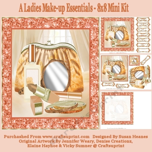 A Ladies Make-Up Essentials - 8x8 Mini Kit