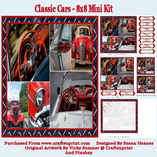 Classic Cars - 8x8 Mini Kit