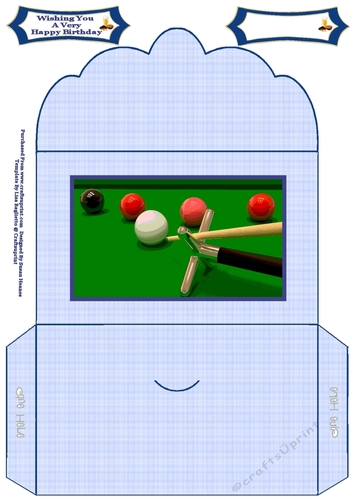 Watching The Snooker  - Money Wallet