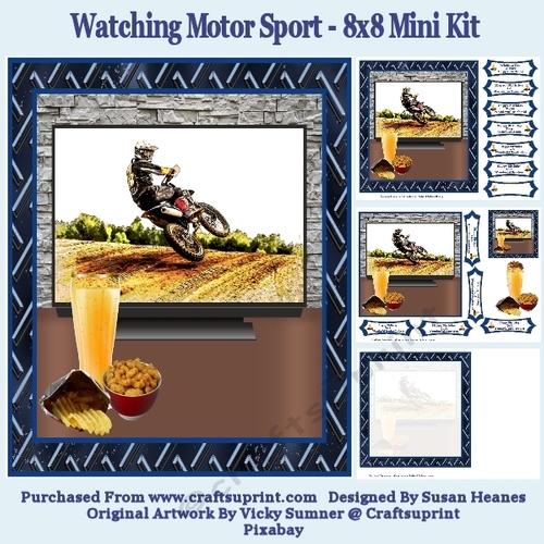 Watching Motor Sport - 8x8 Mini Kit