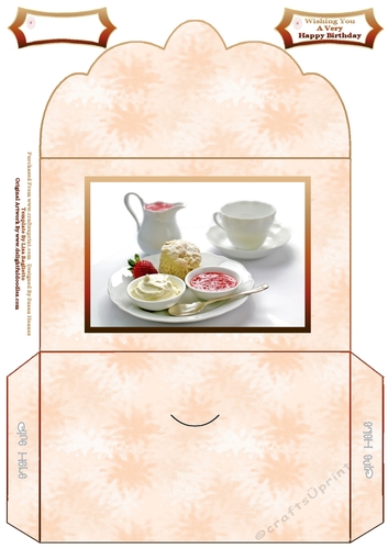 A Cream Tea - Money Wallet