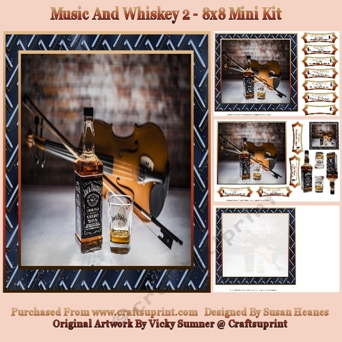Music And Whiskey 2 - 8x8 Mini Kit
