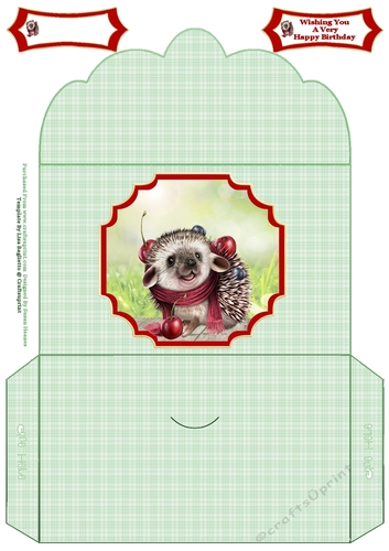 Sweet Little Hedgehog - Money Wallet
