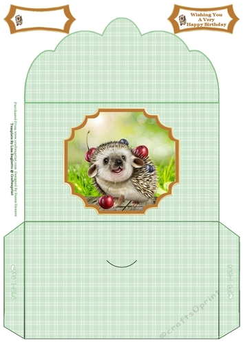 Sweet Little Hedgehog 3 - Money Wallet