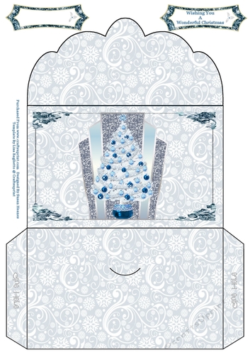 Blue, Blue Christmas - Money Wallet