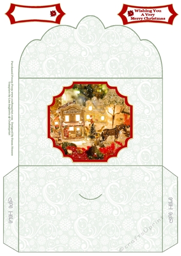 Magical Christmas Village - Money Wallet