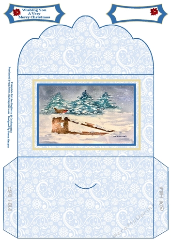Robin On A Gate - Money Wallet