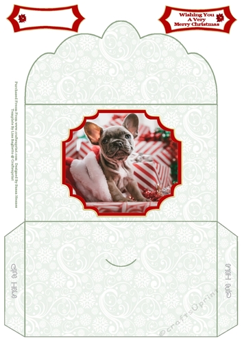 Christmas French Bulldog - Money Wallet