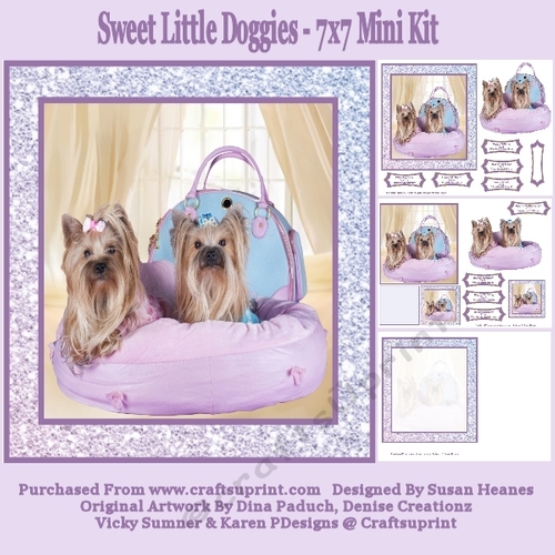 Sweet Little Doggies - 7x7 Mini Kit