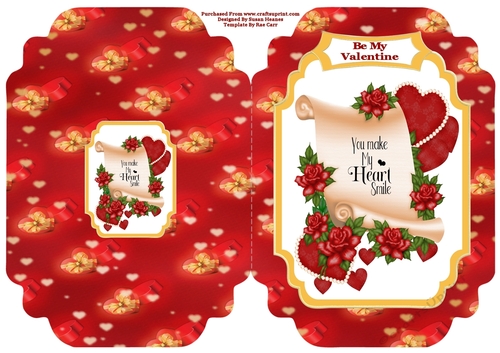 You Make My Heart Smile - Cut And Fold Card