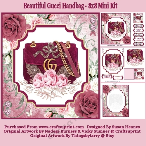 Beautiful Gucci Handbag - 8x8 Mini Kit