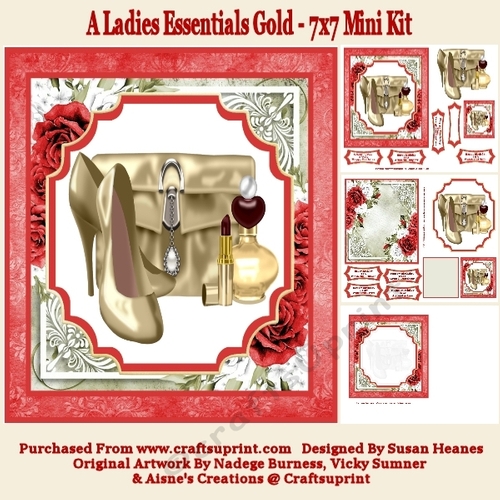 A Ladies Essentials Gold - 7x7 Mini Kit