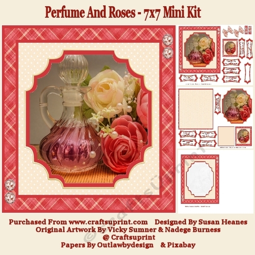 Perfume And Roses - 7x7 Mini Kit