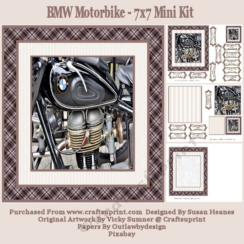 BMW Motorbike - 7x7 Mini Kit