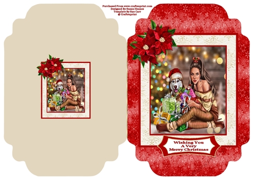 Effies Christmas - Cut And Fold Card