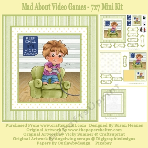 Mad About Video Games - 7x7 Mini Kit