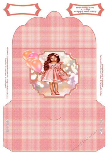 Happy Birthday To A Special Little Girl - Money Wallet