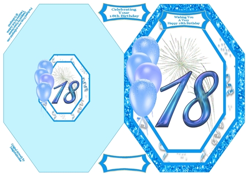 Wishing You A Happy 18th Birthday - Octagon Card