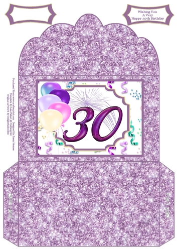 Happy 30th Birthday Wishes - Money Wallet