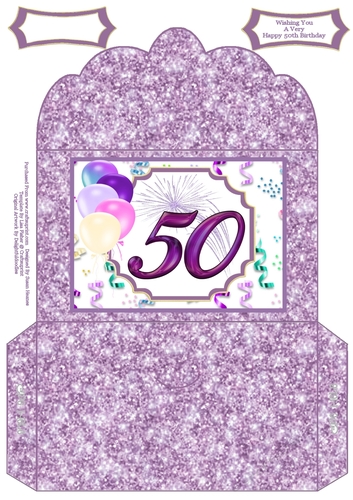 Happy 50th Birthday Wishes - Money Wallet