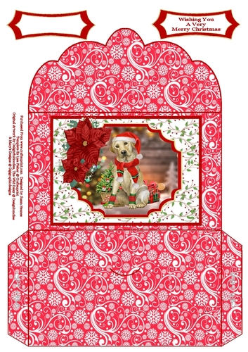 Sweet Christmas Dog - Money Wallet