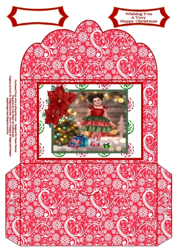 Happy Christmas Wishes To A Special Little Girl - Money Wallet