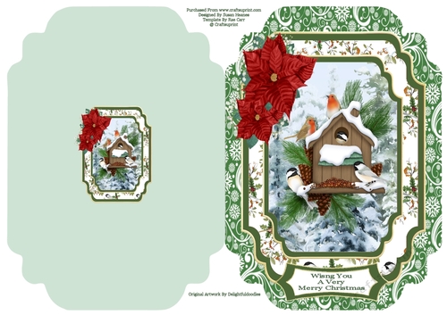 Seasons Greetings - Cut And Fold Card