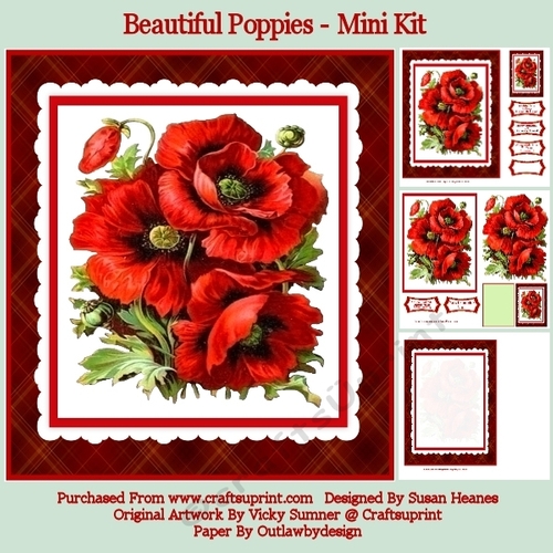 Beautiful Poppies - Mini Kit