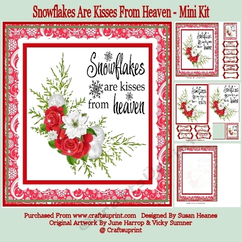 Snowflakes Are Kisses From Heaven - Mini Kit