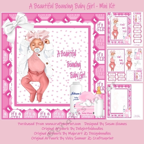 A Beautiful Bouncing Baby Girl - Mini Kit
