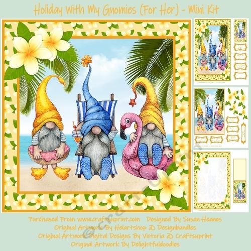 Holiday With My Gnomies (For Her) - Mini Kit