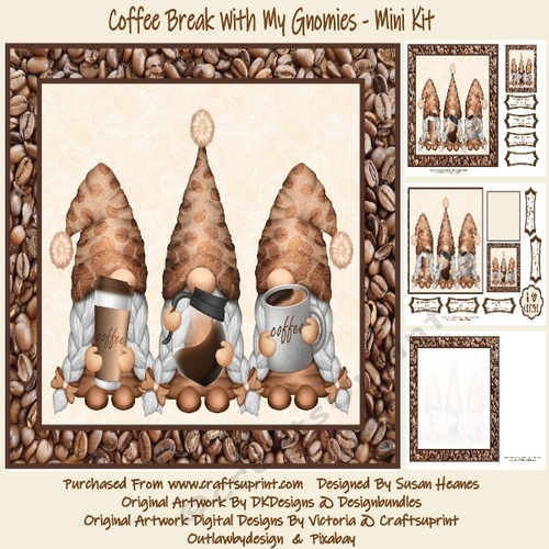 Coffee Break With My Gnomies - Mini Kit