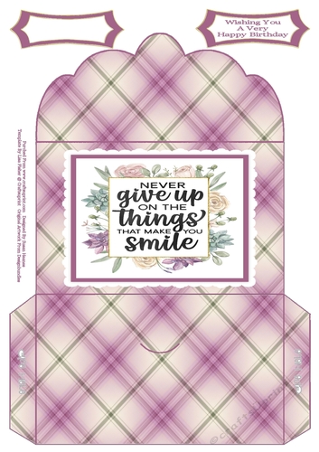 Never Give Up On The Things That Make You Smile!  - Money Wallet