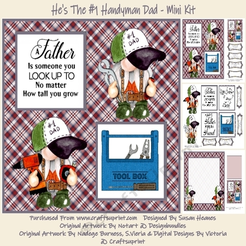 Hes The #1 Handyman Dad - Mini Kit