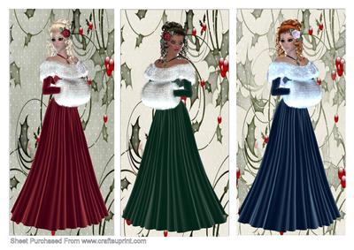 Christmas Holly Toppers