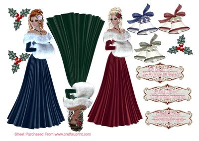 Christmas Holly Toppers 2