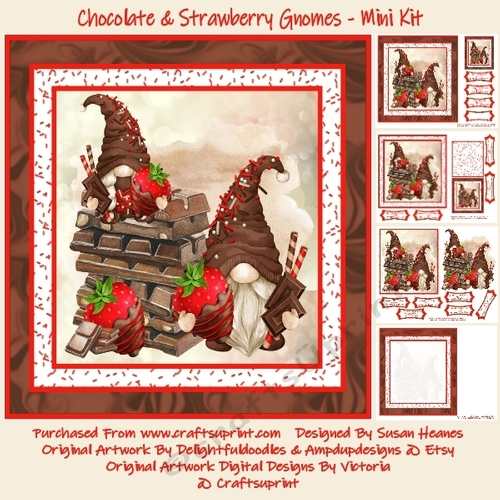 Chocolate & Strawberry Gnomes - Mini Kit