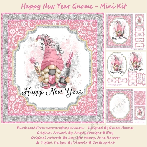Happy New Year Gnome - Mini Kit