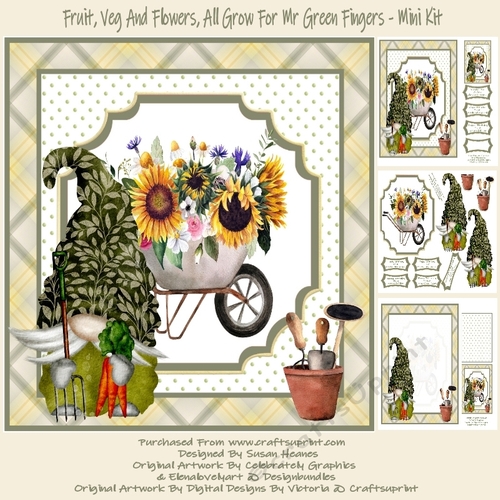 Fruit, Veg And Flowers, All Grow For Mr Green Fingers - Mini Kit