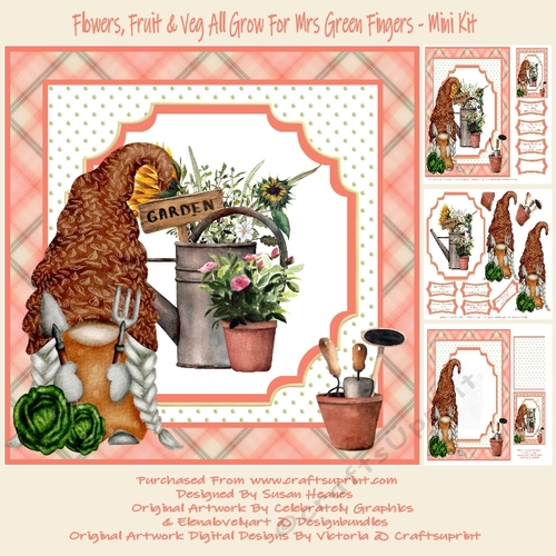 Flowers, Fruit & Veg All Grow For Mrs Green Fingers - Mini Kit