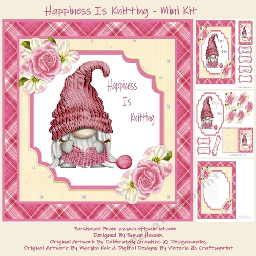 Happiness Is Knitting - Mini Kit