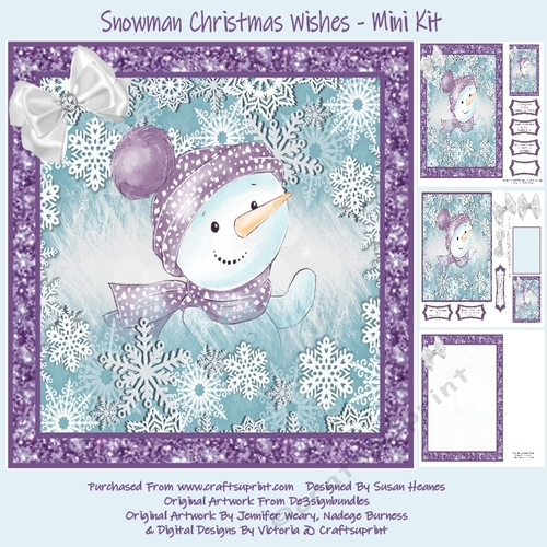 Snowman Christmas Wishes - Mini Kit